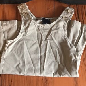 Girls khaki school uniform dress Size 4